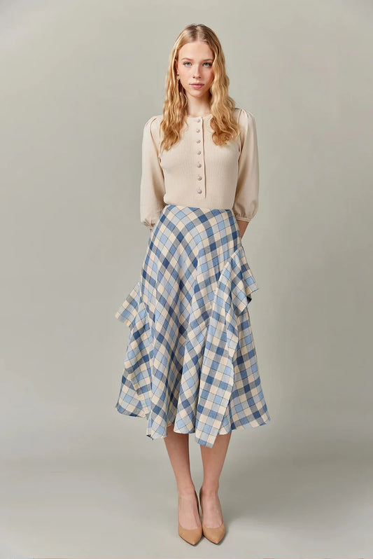 Ribbed Button Up Sweater