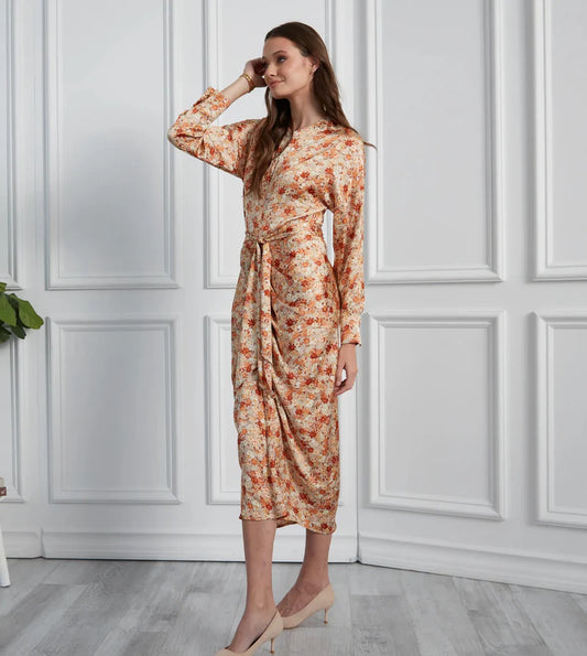 Women's Midi Belted Dress