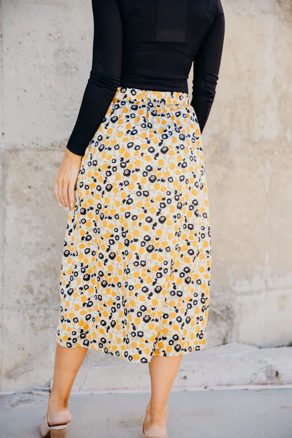 Women's Honeycomb Midi Skirt