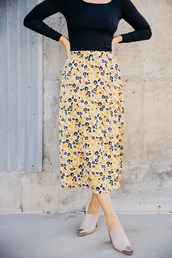 Women's Honeycomb Midi Skirt