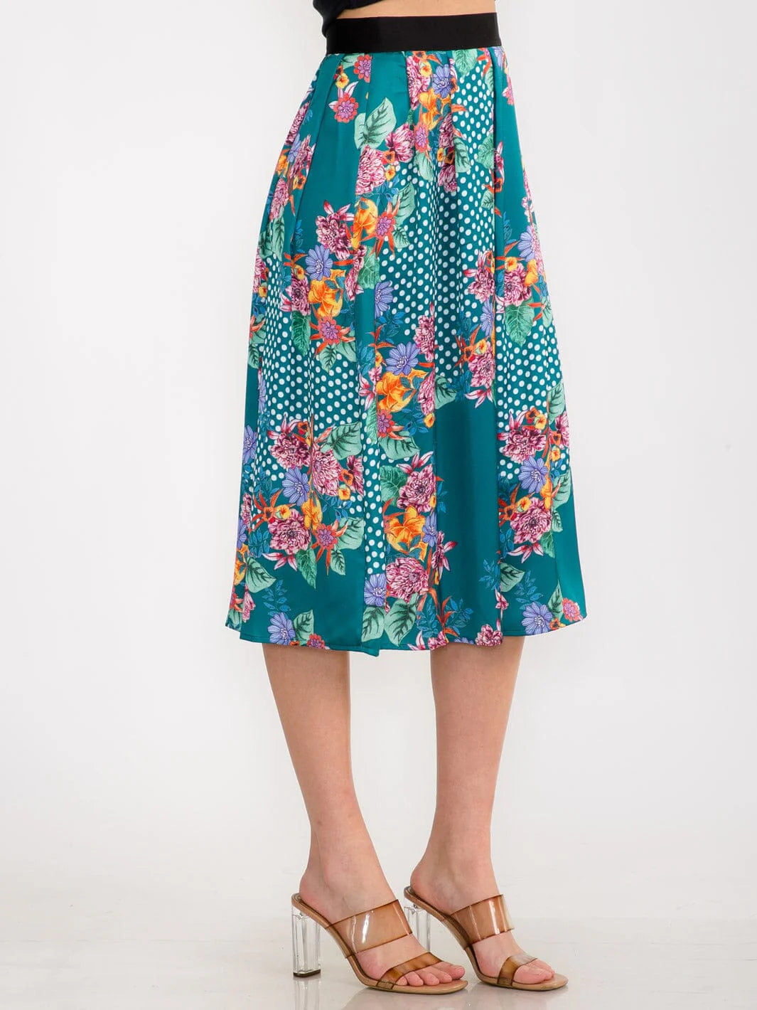 Floral Midi Skirt