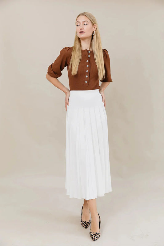 White Infinity Maxi Skirt
