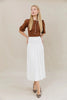 White Infinity Maxi Skirt