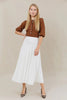 White Infinity Maxi Skirt