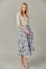 Gingham Cotton Skirt