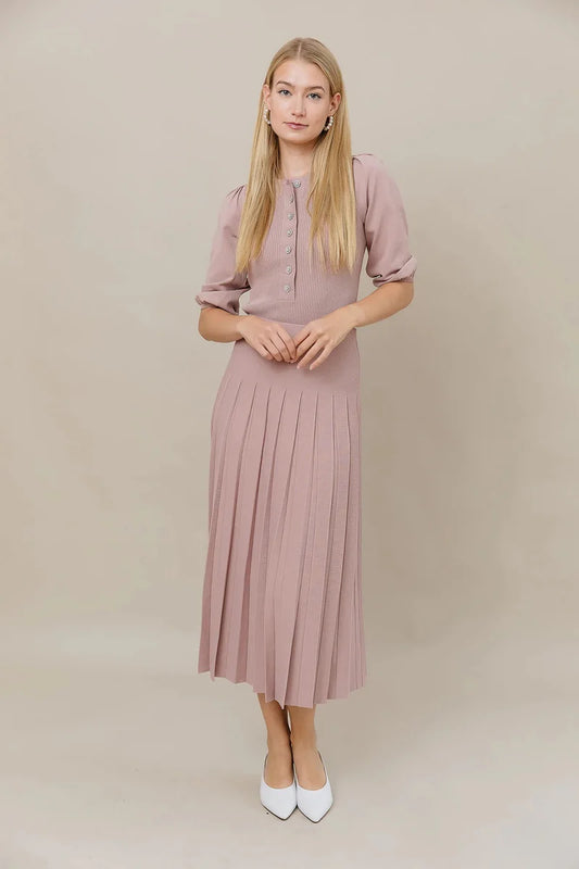 Dusty Rose Infinity Maxi Skirt