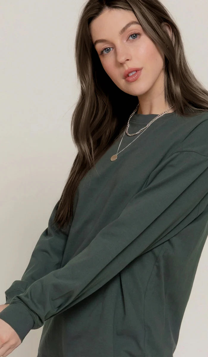 Cotton Long Sleeve T Shirt
