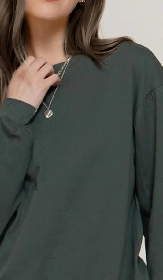 Cotton Long Sleeve T Shirt