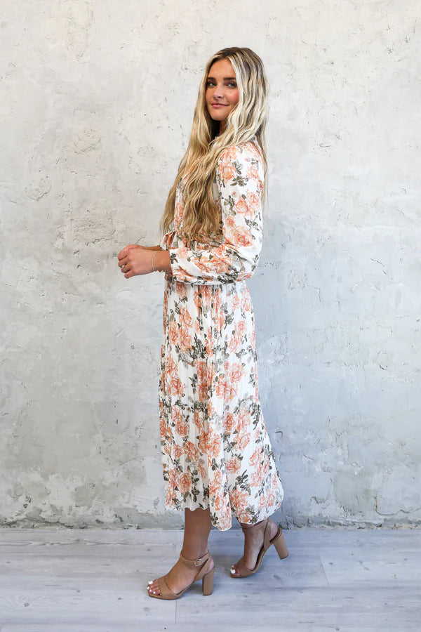 Long Sleeve Floral Dress