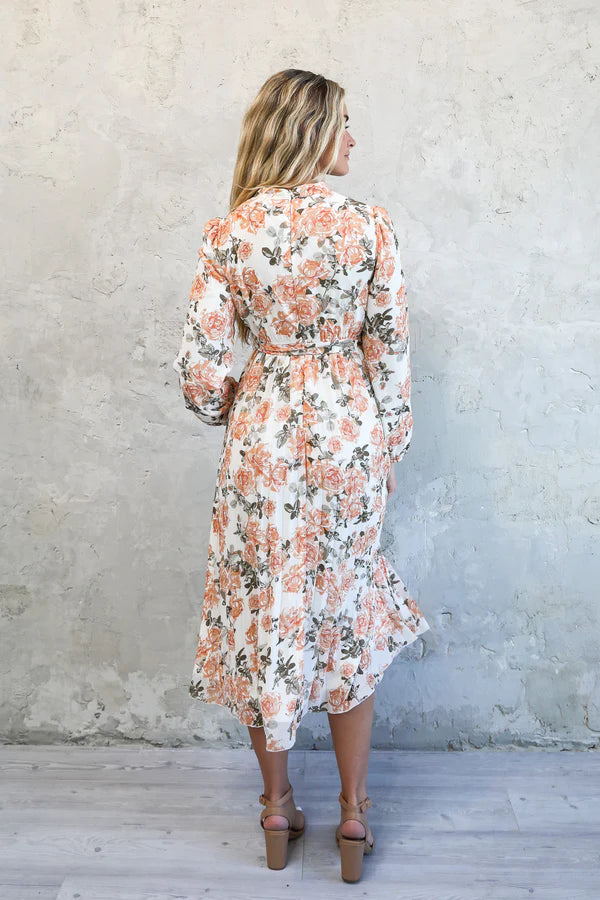 Long Sleeve Floral Dress